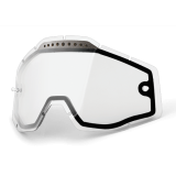 Линза 100% Racecraft/Accuri/Strata Vented Dual Pane Lens Anti-Fog Clear