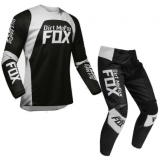 Комплект джерси+брюки для мотокросса FOX Black/white