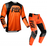 Комплект джерси+брюки для мотокросса FOX Orange/black
