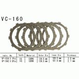 Диски сцепления Vesrah VC-160 HONDA