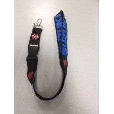 Шнурок для ключей SUZUKI чёрный синий