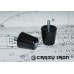 Грузики руля CRAZY IRON стальные KAWASAKI black