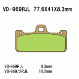 Тормозные колодки VESRAH VD-969/2RJL