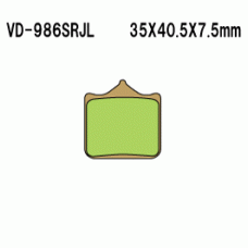 Тормозные колодки VESRAH VD-986SRJL
